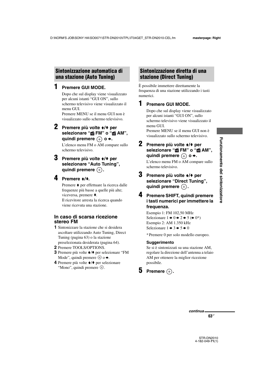 Sony STR-DN2010 User Manual | Page 63 / 328