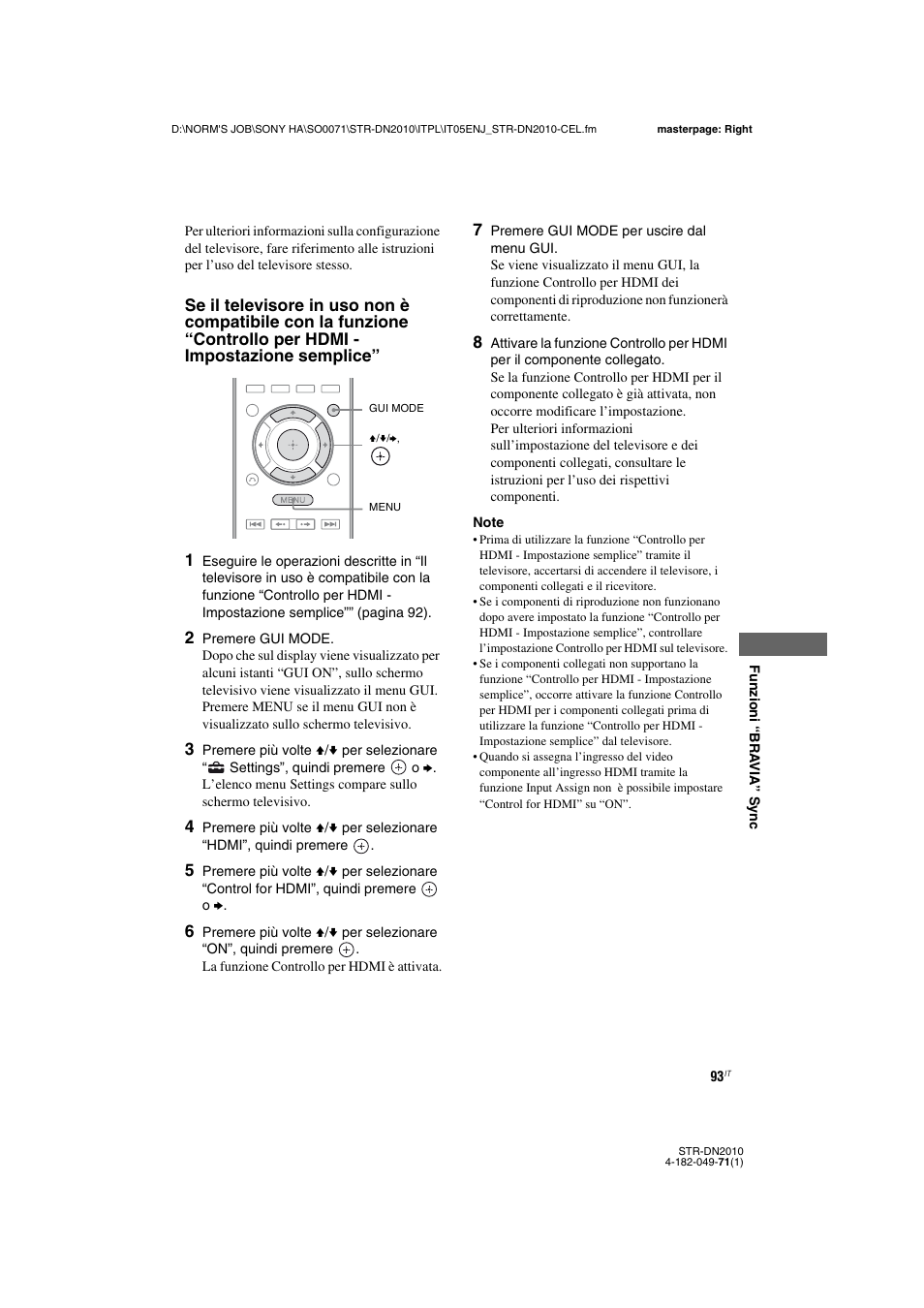 Sony STR-DN2010 User Manual | Page 93 / 328