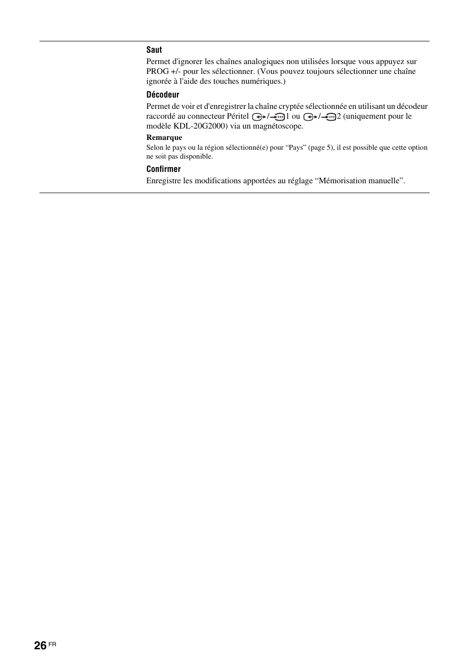 Sony KDL-15G2000 User Manual | Page 60 / 140