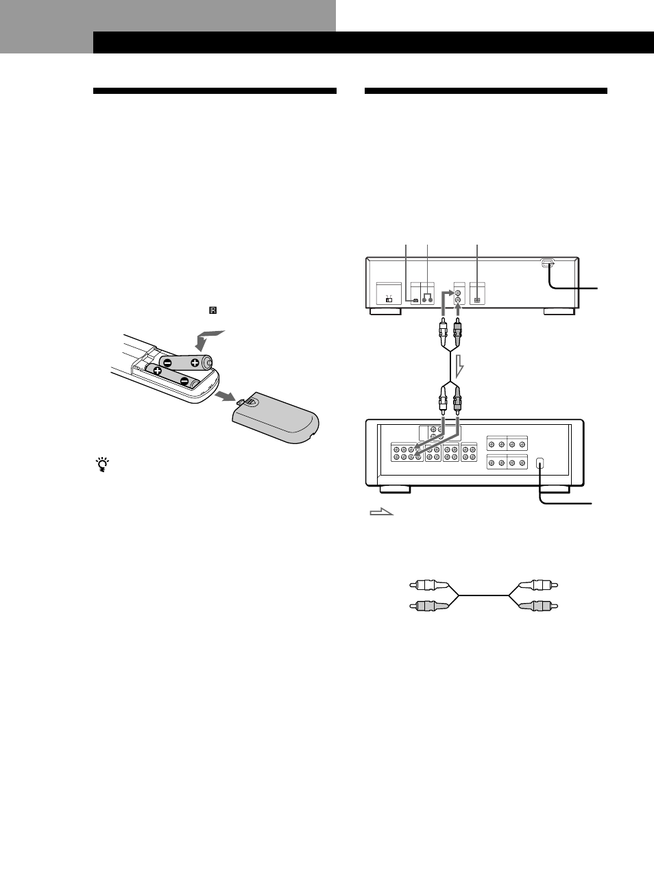 Het apparaat uitpakken, De cd-speler aansluiten, Aan de slag | Batterijen in de afstandsbediening plaatsen, Overzicht | Sony CDP-CA80ES User Manual | Page 26 / 112