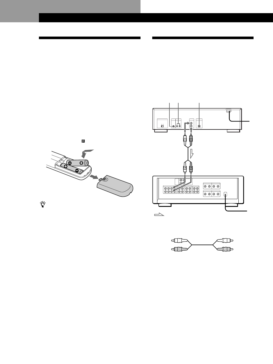 Anschließen des systems, Auspacken, Vorbereitungen | Übersicht, Einlegen der batterien in die fernbedienung | Sony CDP-CA80ES User Manual | Page 4 / 112