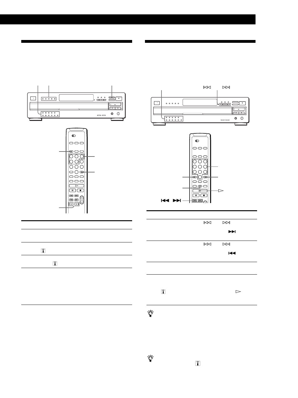 Individuazione di un disco specifico, Ricerca di un brano specifico, Riproduzione dei cd | Sony CDP-CA80ES User Manual | Page 55 / 112