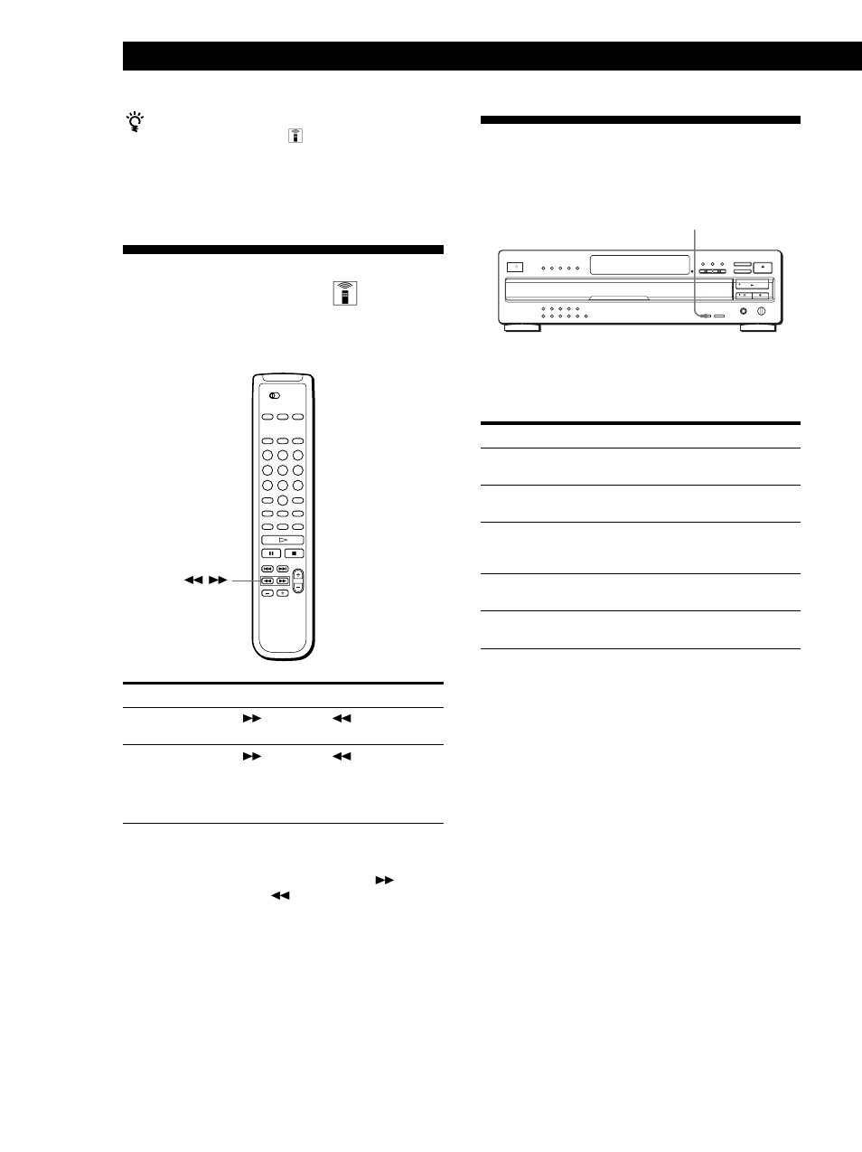 Para localizar um determinado ponto de uma faixa z, Reproduzir cds, Repetição da faixa actual | Sony CDP-CA80ES User Manual | Page 78 / 112