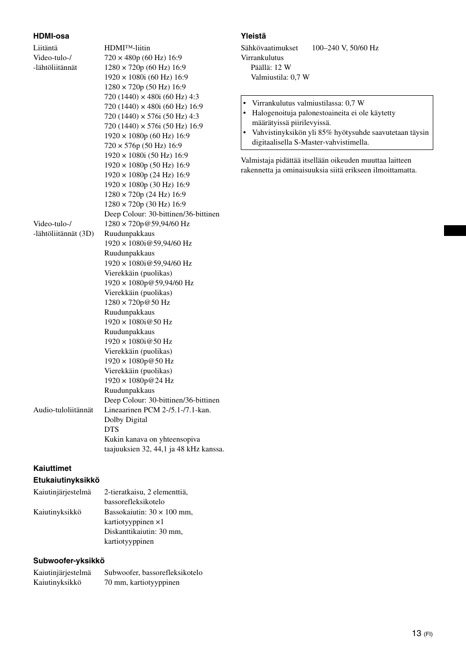 Sony SU-B461S User Manual | Page 133 / 255