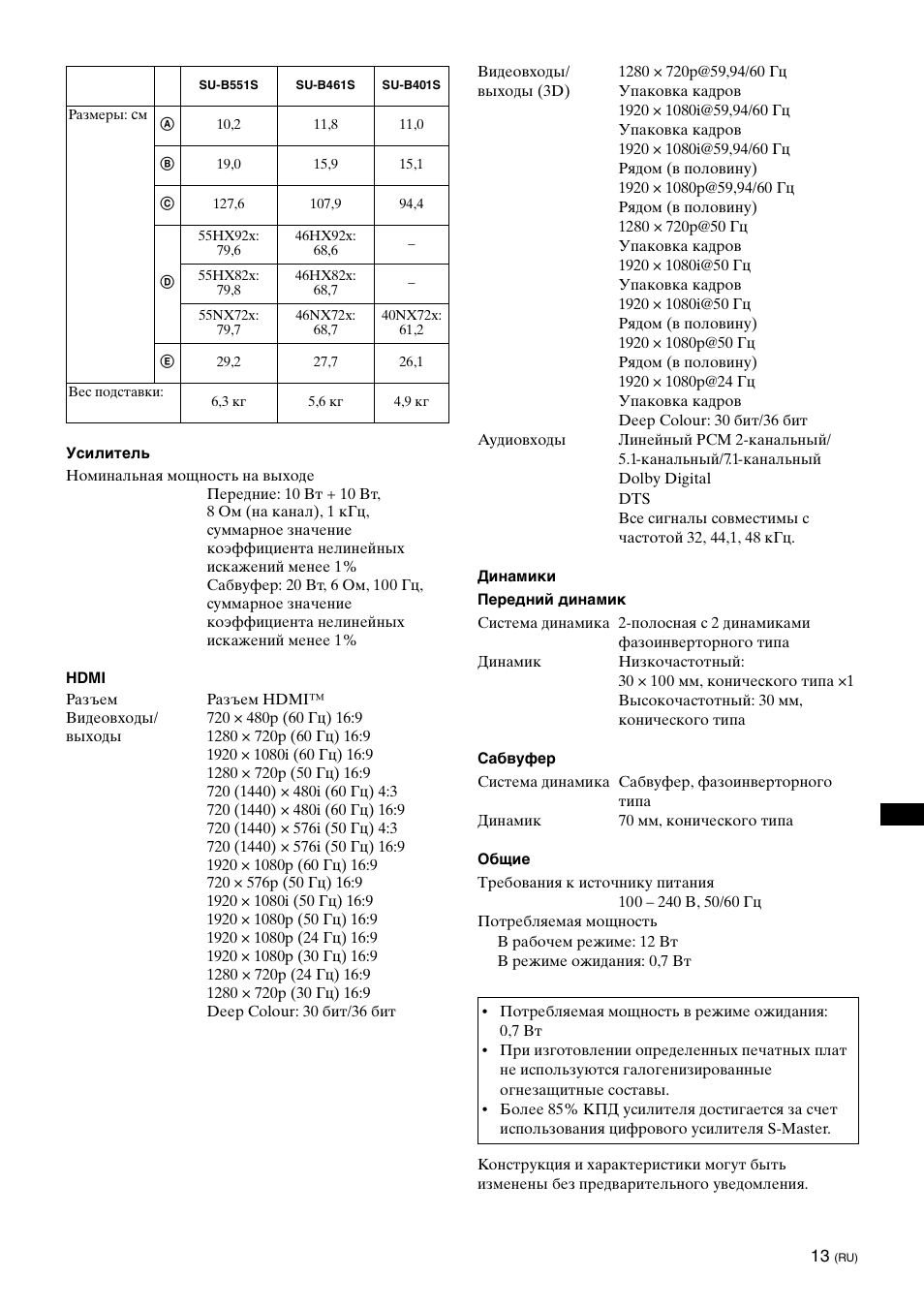 Sony SU-B461S User Manual | Page 243 / 255