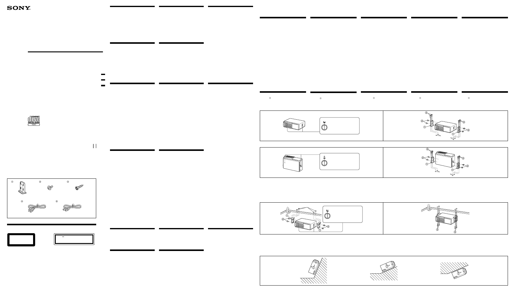 Sony CDX-656 User Manual | 2 pages