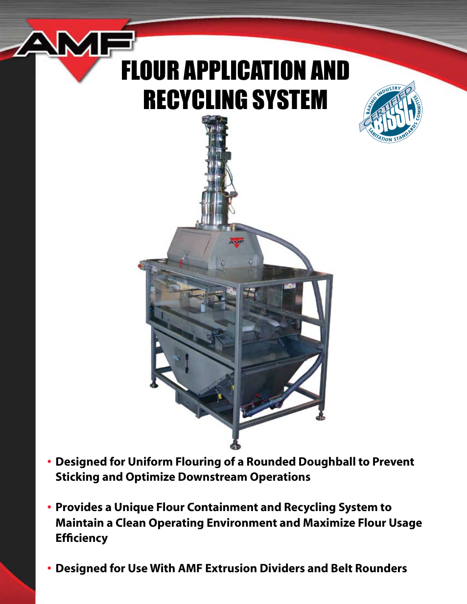 AMF Flour Application and Recycling System User Manual | 4 pages
