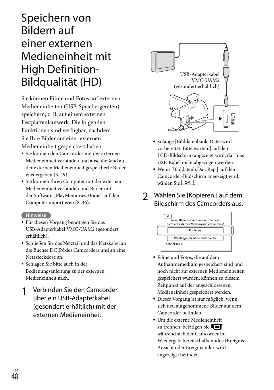 Bildqualität (hd) | Sony HDR-PJ780VE User Manual | Page 122 / 371