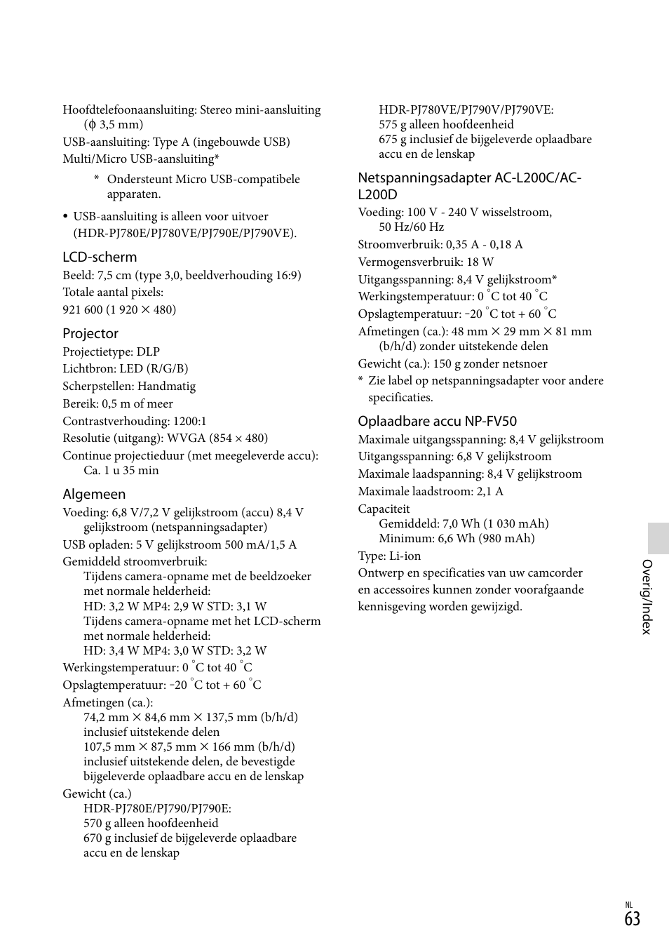 Sony HDR-PJ780VE User Manual | Page 213 / 371