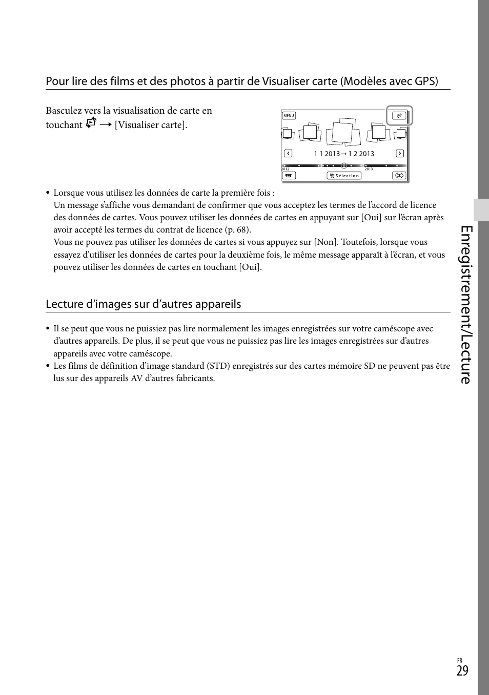 Enr eg istr emen t/l ec tur e | Sony HDR-PJ780VE User Manual | Page 29 / 371