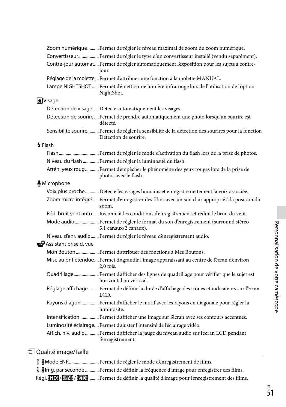 Udio (51), a, Udio (51), N) (51) | Sony HDR-PJ780VE User Manual | Page 51 / 371