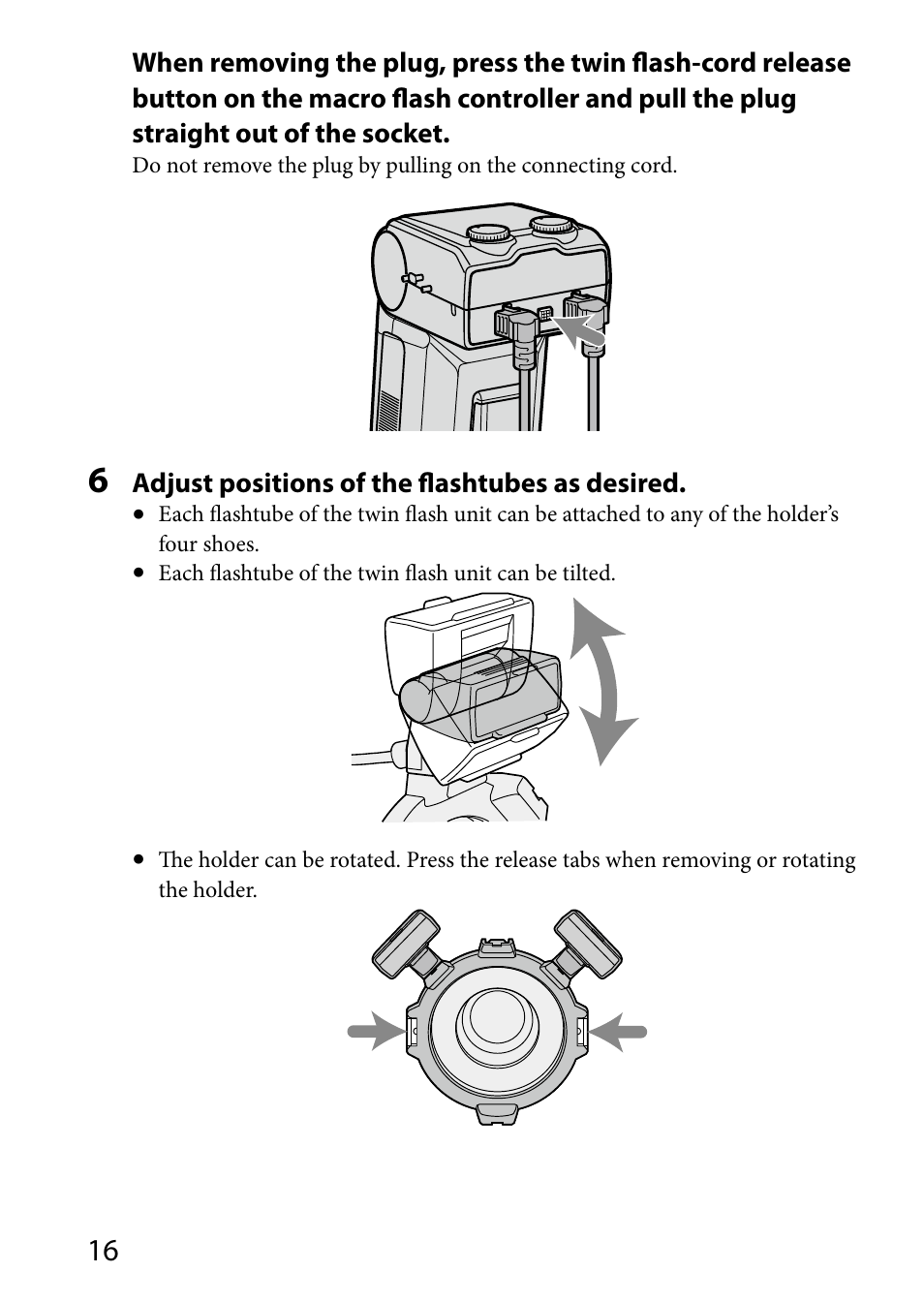 Sony HVL-MT24AM User Manual | Page 16 / 293