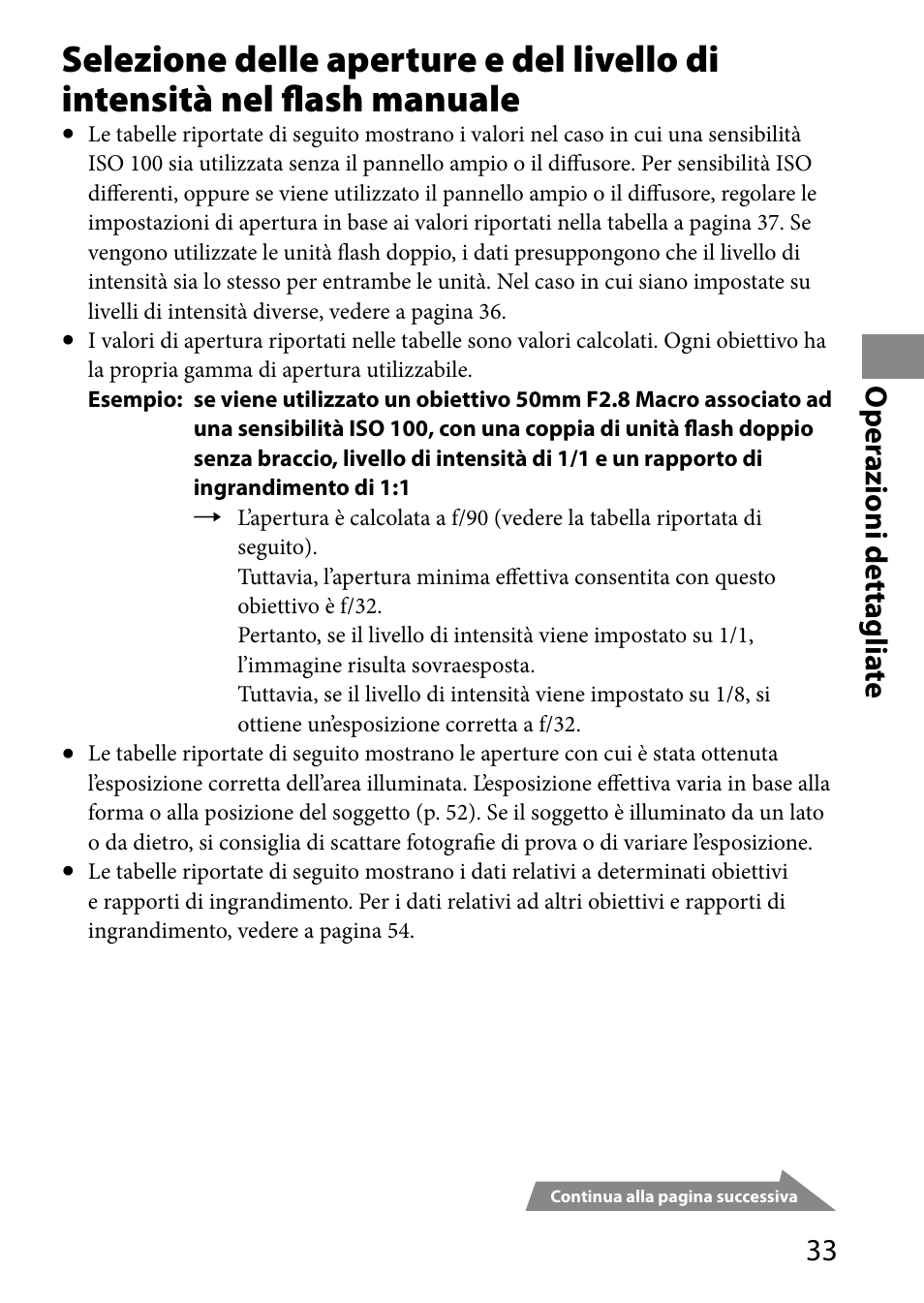 O per azioni dettaglia te | Sony HVL-MT24AM User Manual | Page 209 / 293