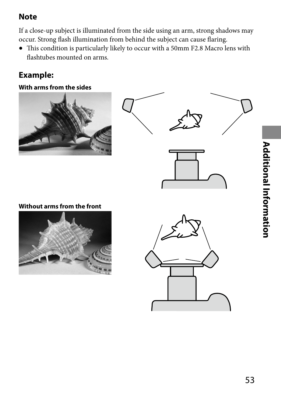 A dditional i nf orma tion | Sony HVL-MT24AM User Manual | Page 53 / 293