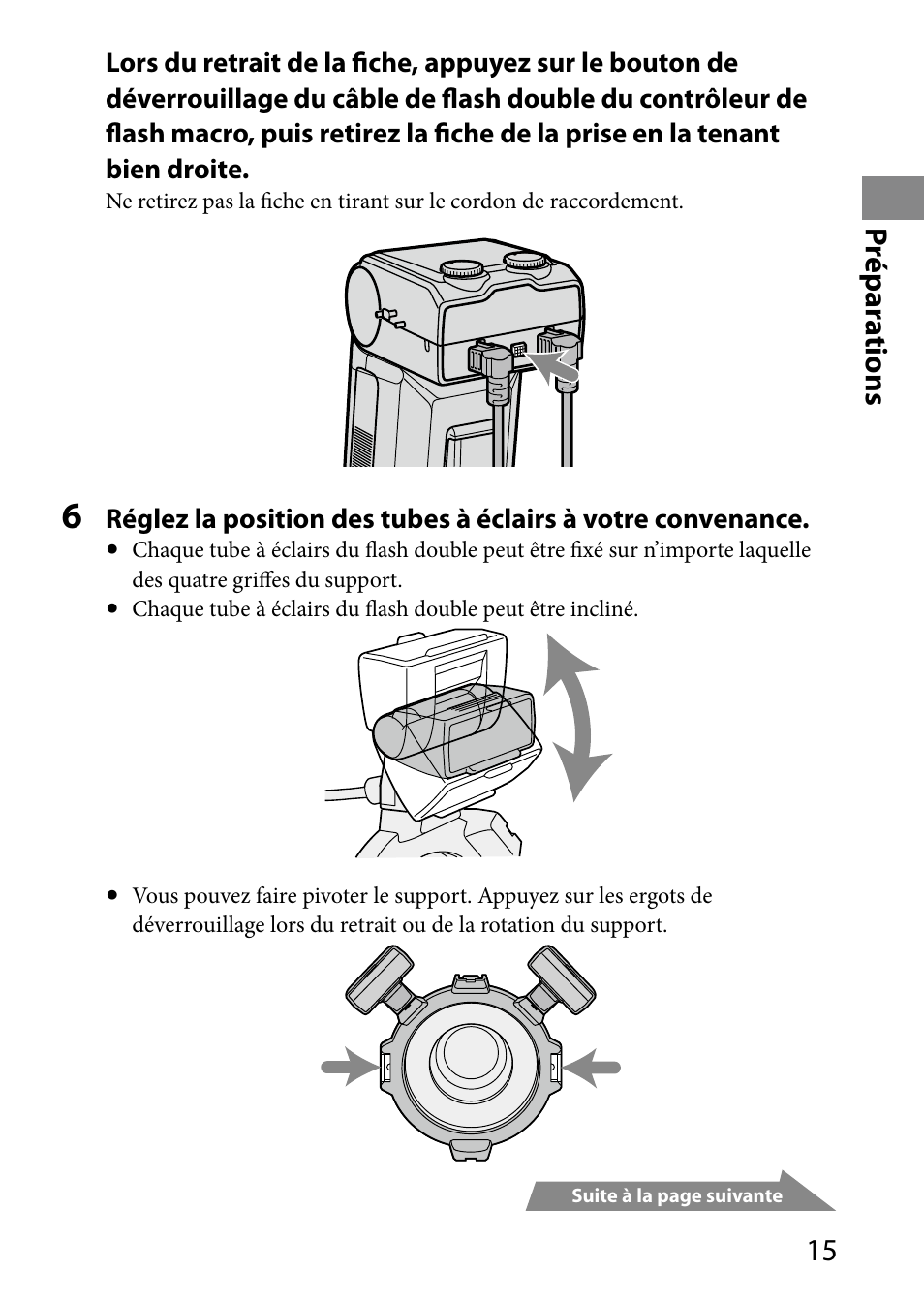 1 pr épar ations | Sony HVL-MT24AM User Manual | Page 75 / 293