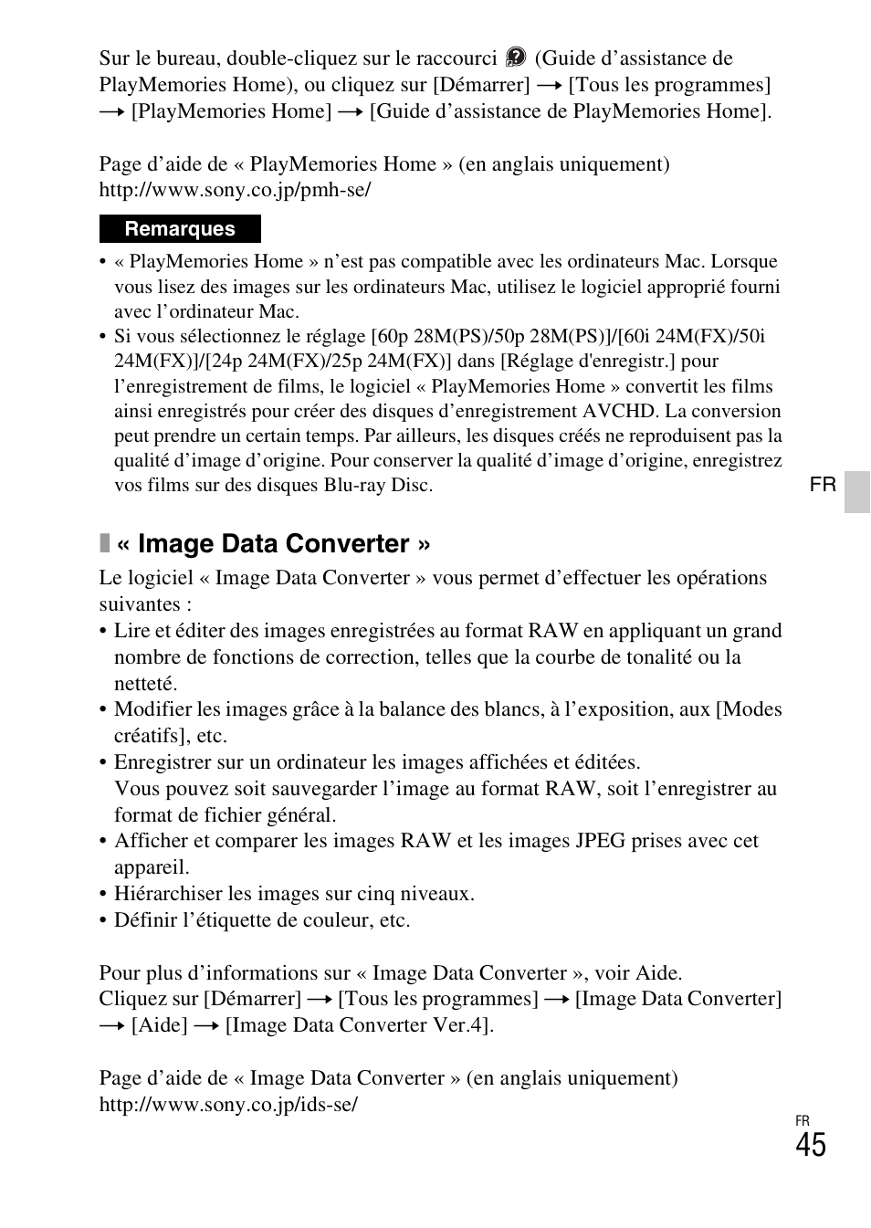 X« image data converter | Sony NEX-5RL User Manual | Page 111 / 663