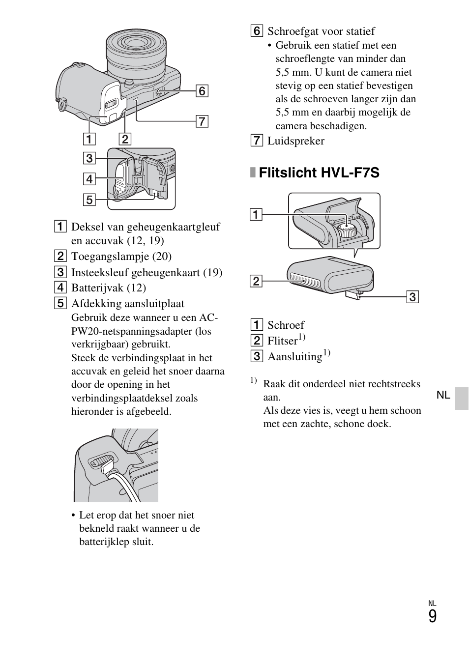 Xflitslicht hvl-f7s | Sony NEX-5RL User Manual | Page 417 / 663