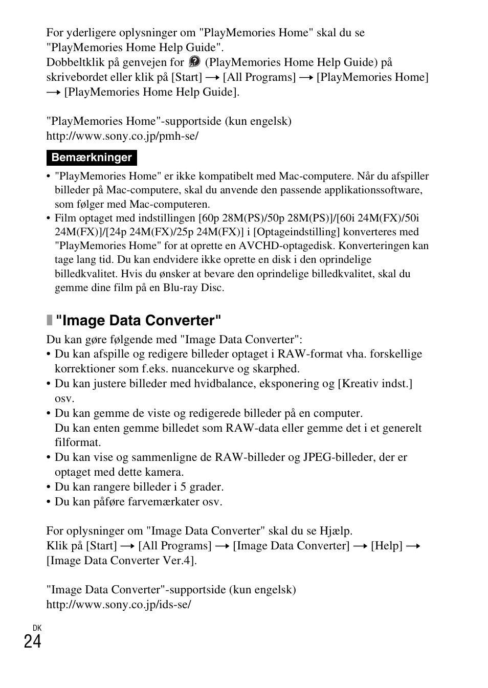 X"image data converter | Sony NEX-5RL User Manual | Page 656 / 663