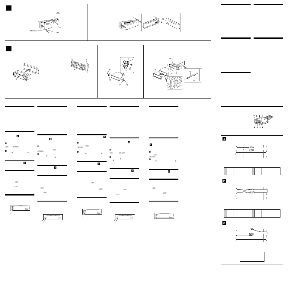 4a b | Sony CDX-L410 User Manual | Page 2 / 2