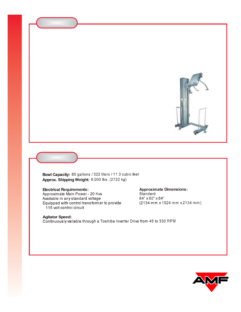 Glen 340 mixer | AMF Glen 340 User Manual | Page 3 / 4