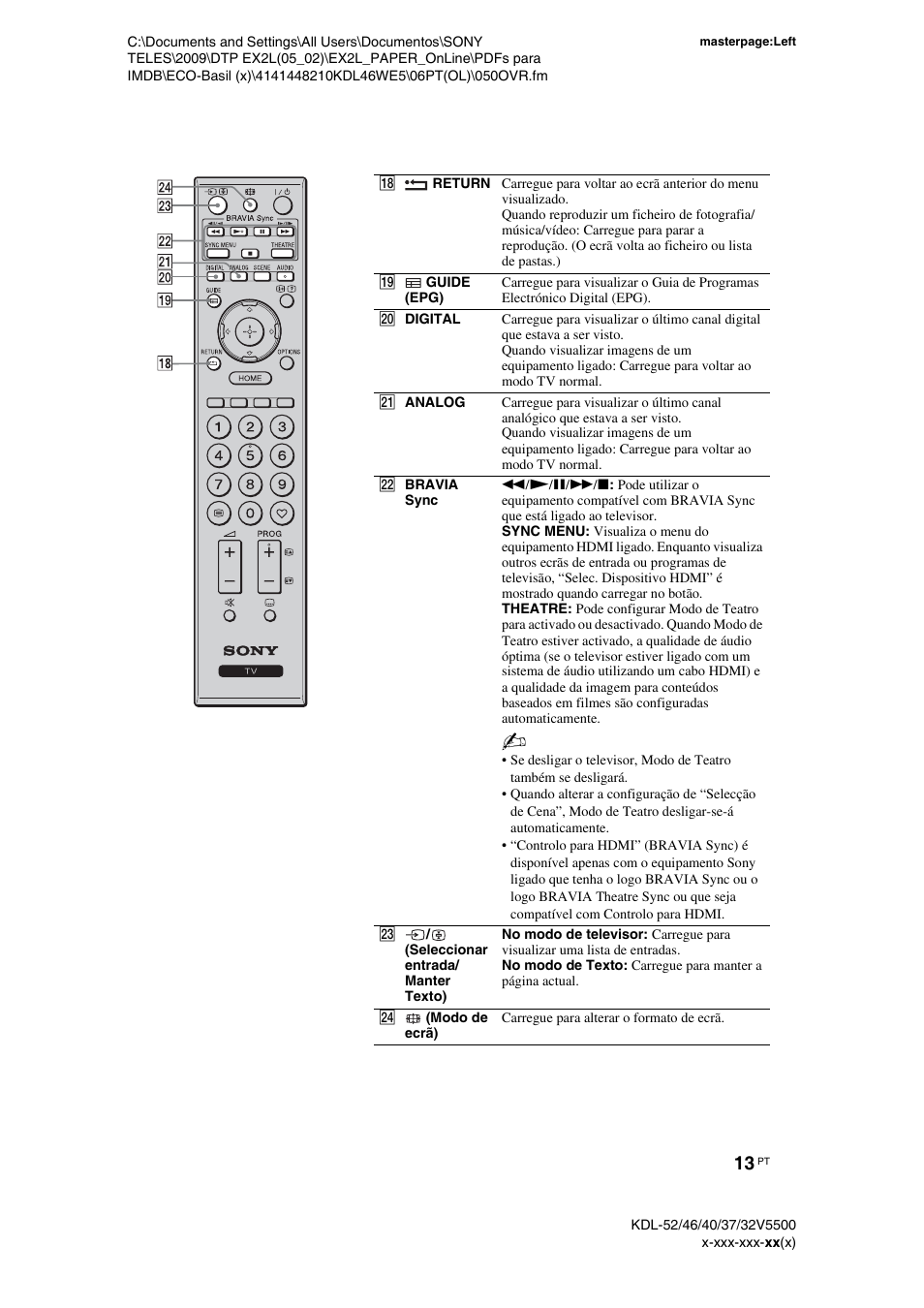 Sony KDL-40WE5 User Manual | Page 139 / 152