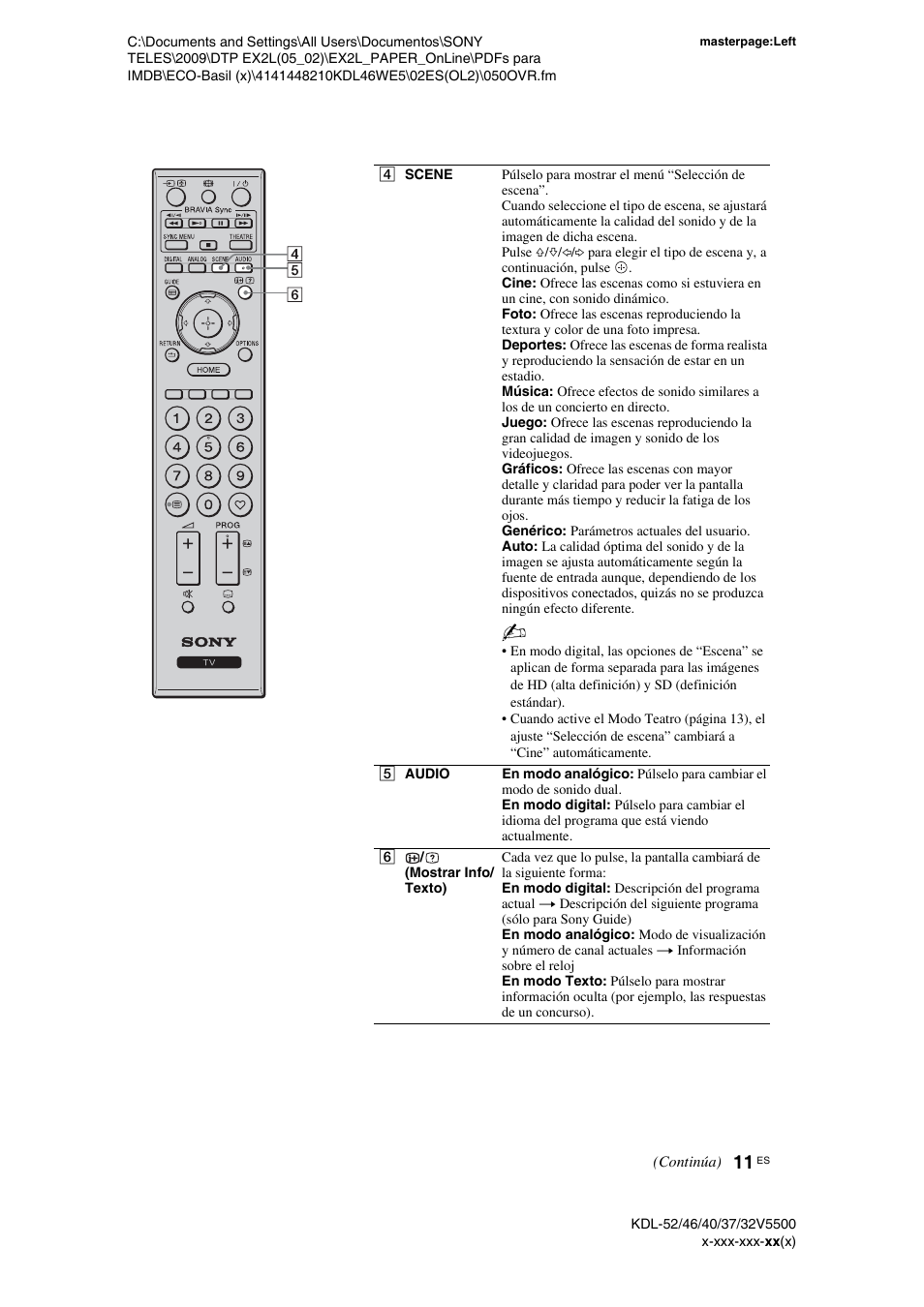 Sony KDL-40WE5 User Manual | Page 36 / 152