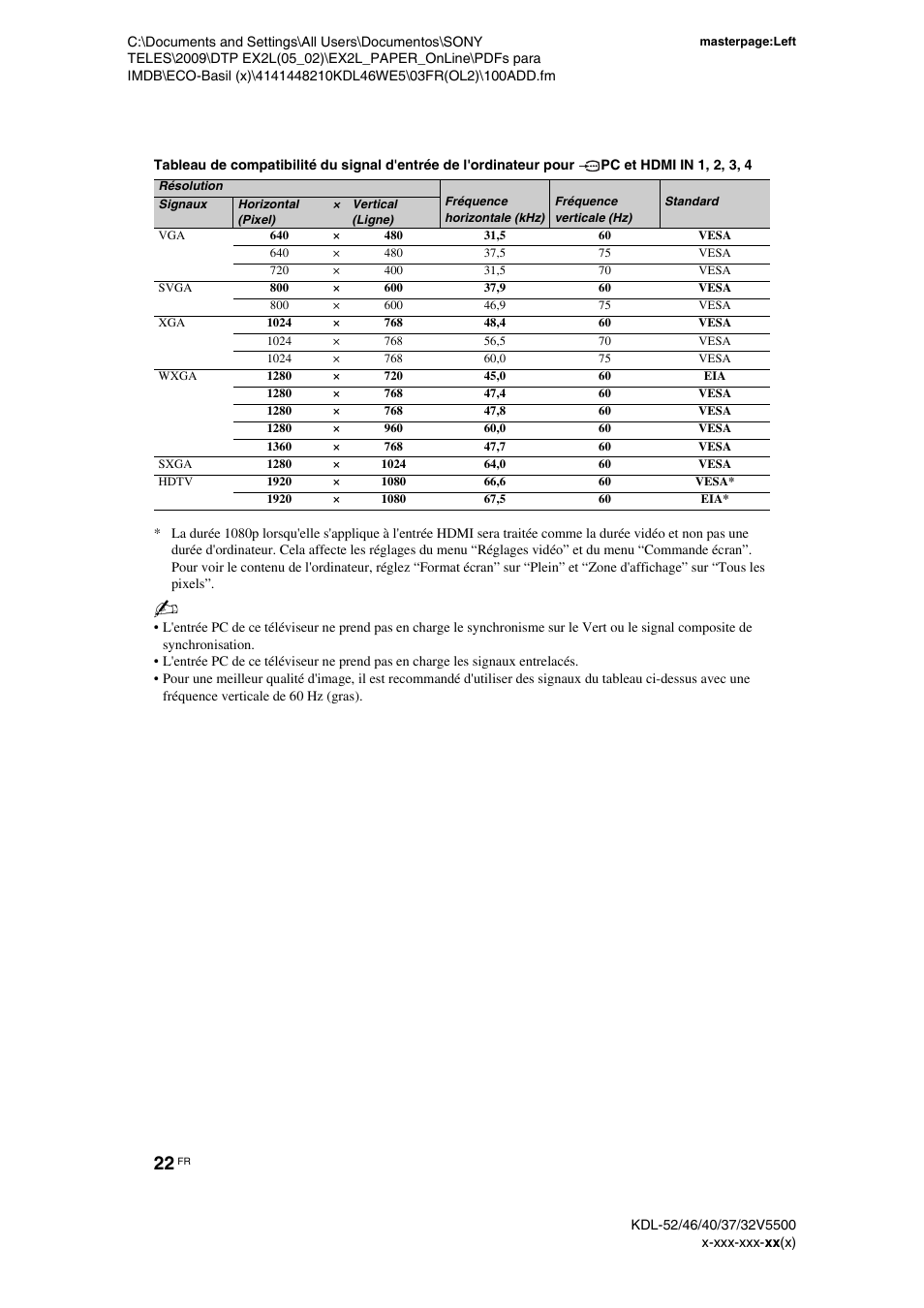 Sony KDL-40WE5 User Manual | Page 72 / 152