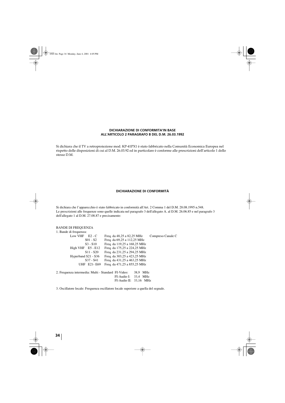 Sony KP-41PX1 User Manual | Page 161 / 224