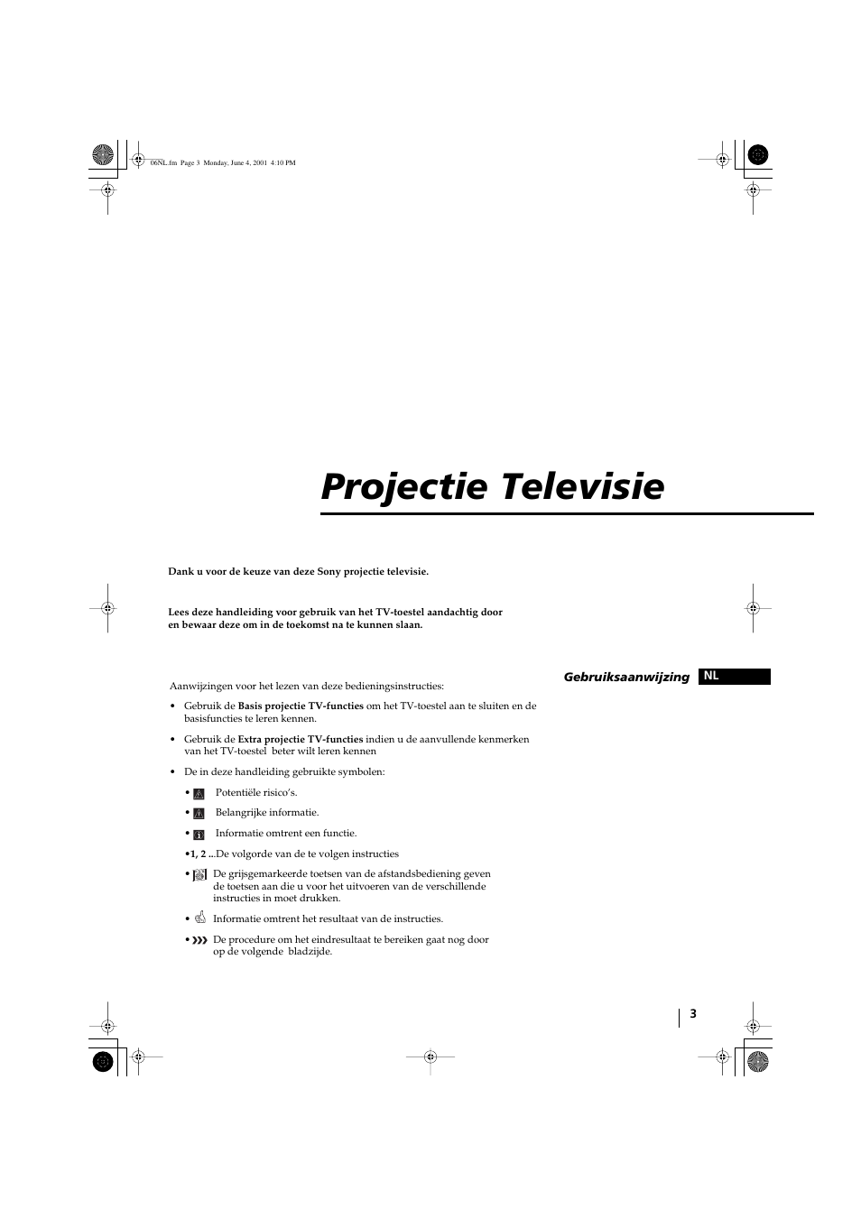 Projectie televisie | Sony KP-41PX1 User Manual | Page 162 / 224