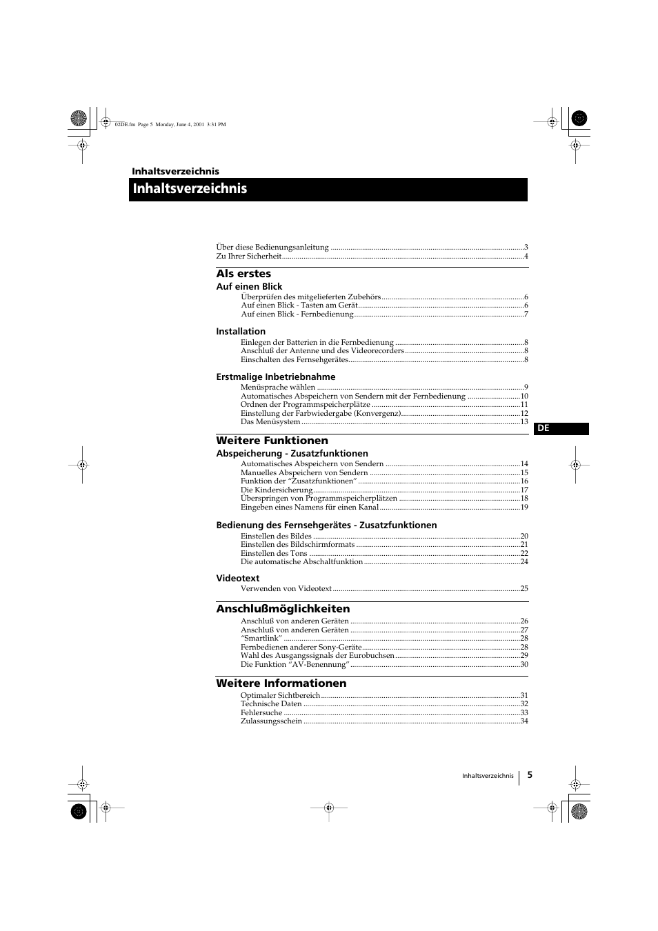 Sony KP-41PX1 User Manual | Page 35 / 224