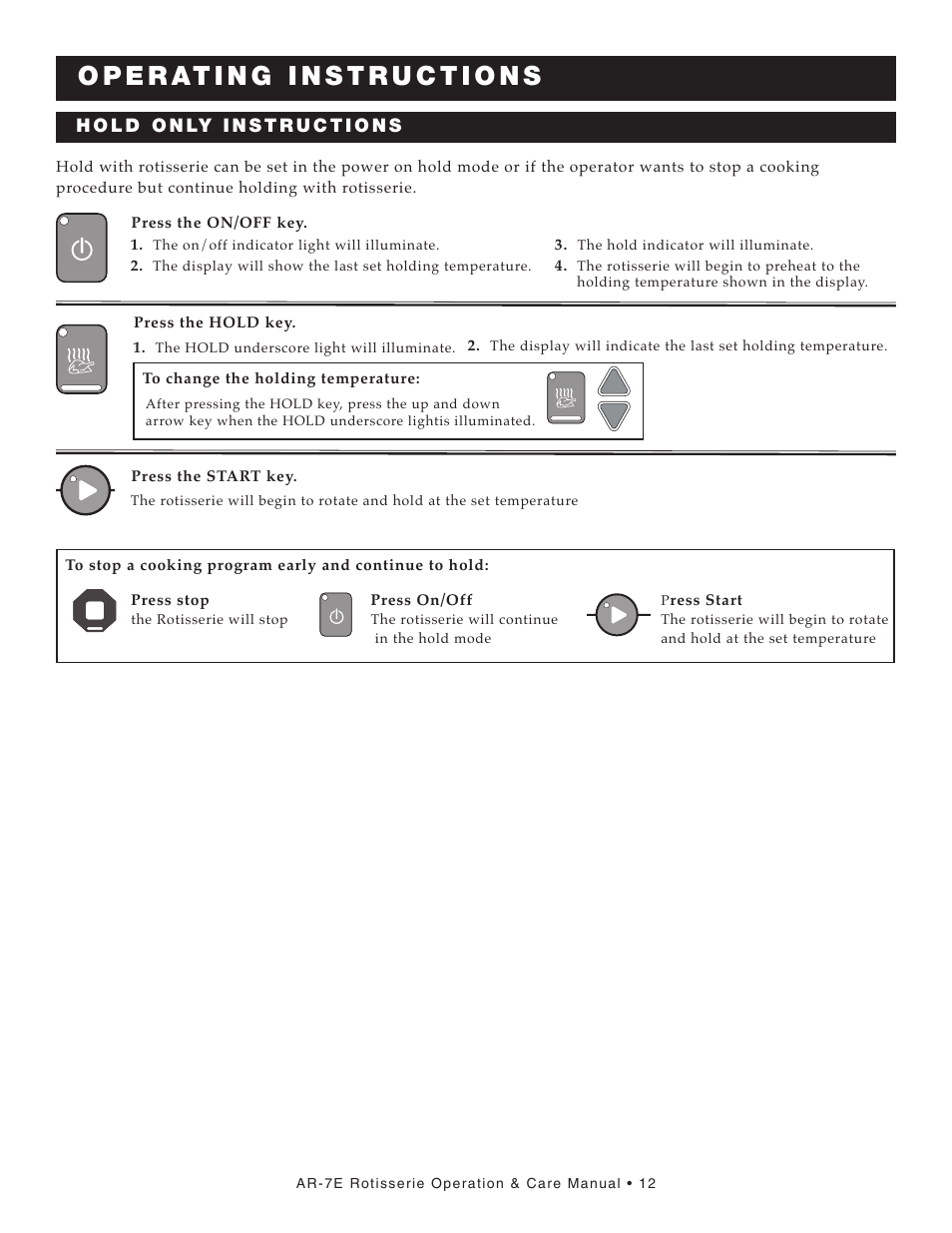 Alto-Shaam AR-7E User Manual | Page 14 / 37