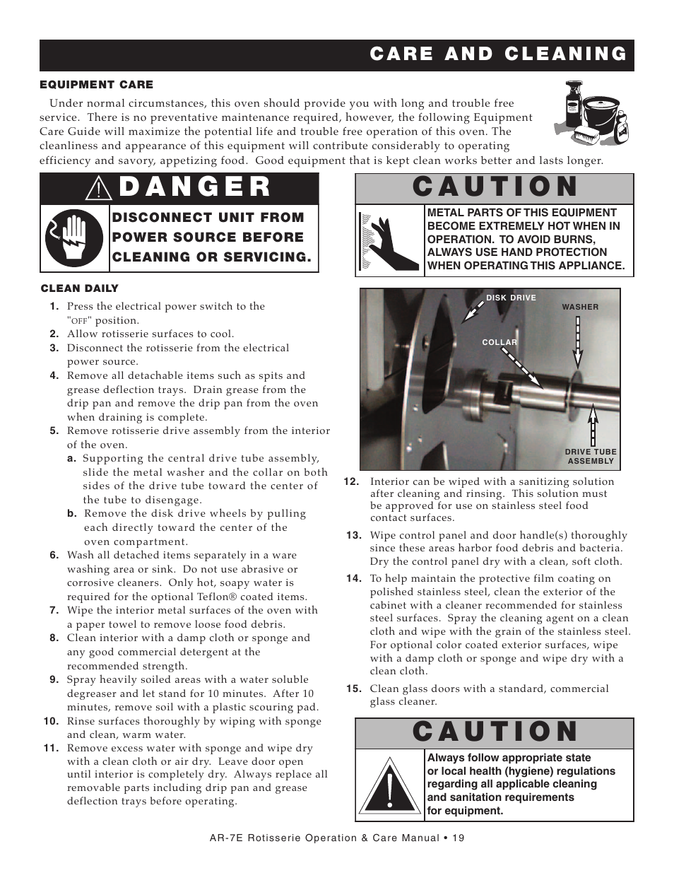 Alto-Shaam AR-7E User Manual | Page 21 / 37