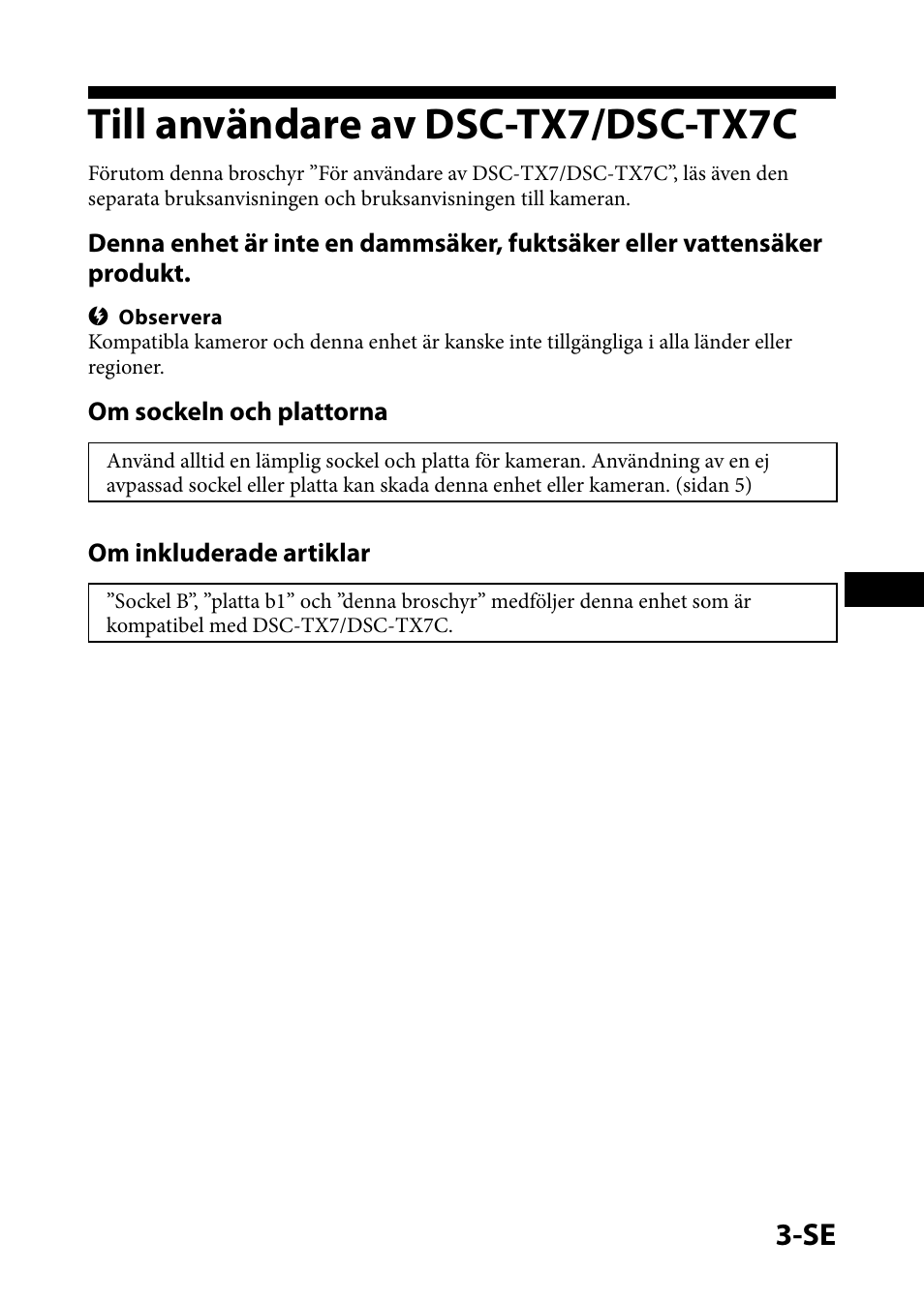 Till användare av dsc-tx7/dsc-tx7c | Sony IPT-DS1 User Manual | Page 33 / 73