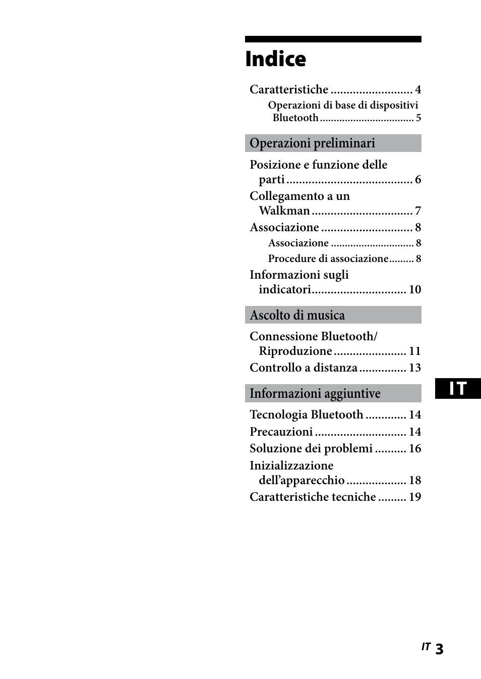 Indice | Sony WLA-NWB1 User Manual | Page 75 / 91