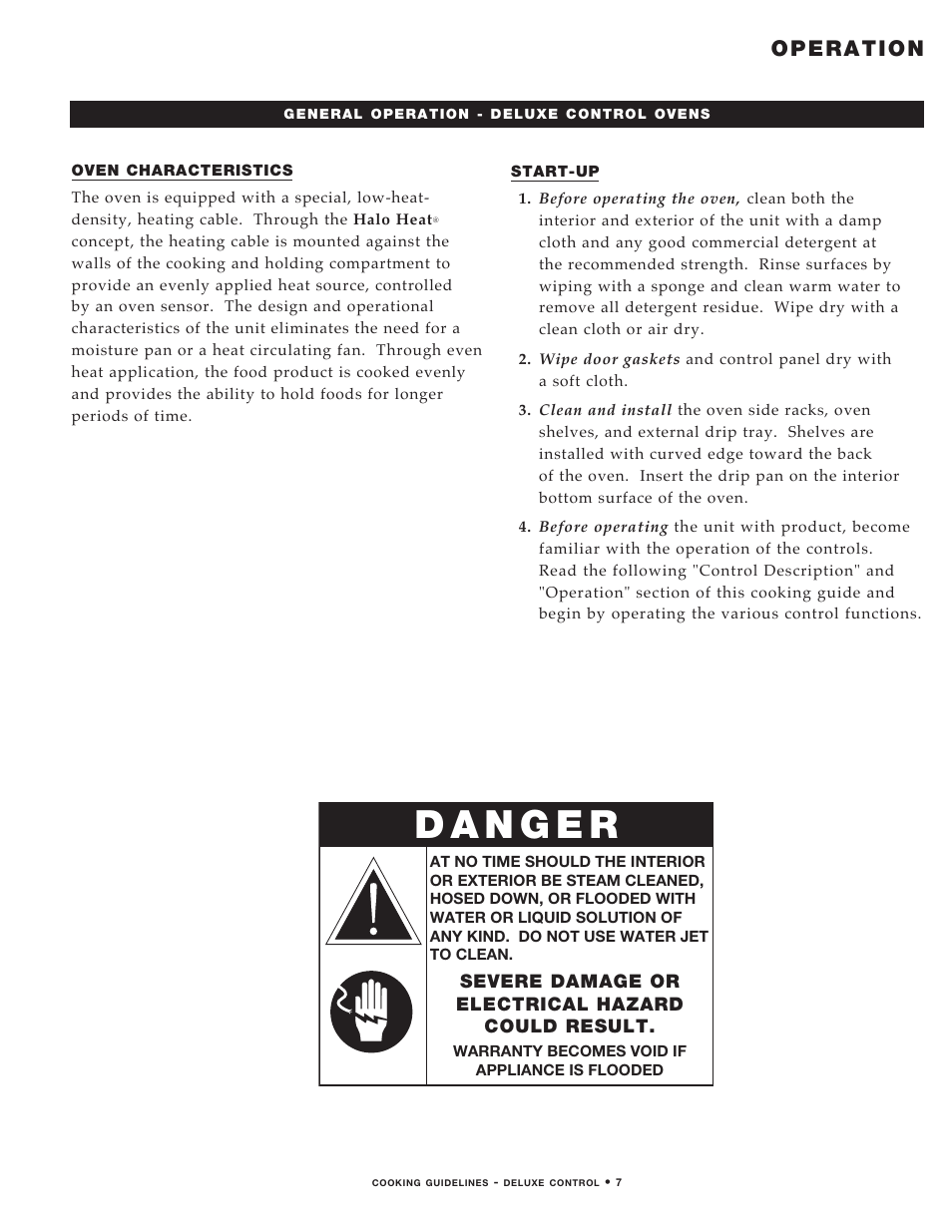 Operation | Alto-Shaam MN-29492 User Manual | Page 9 / 53