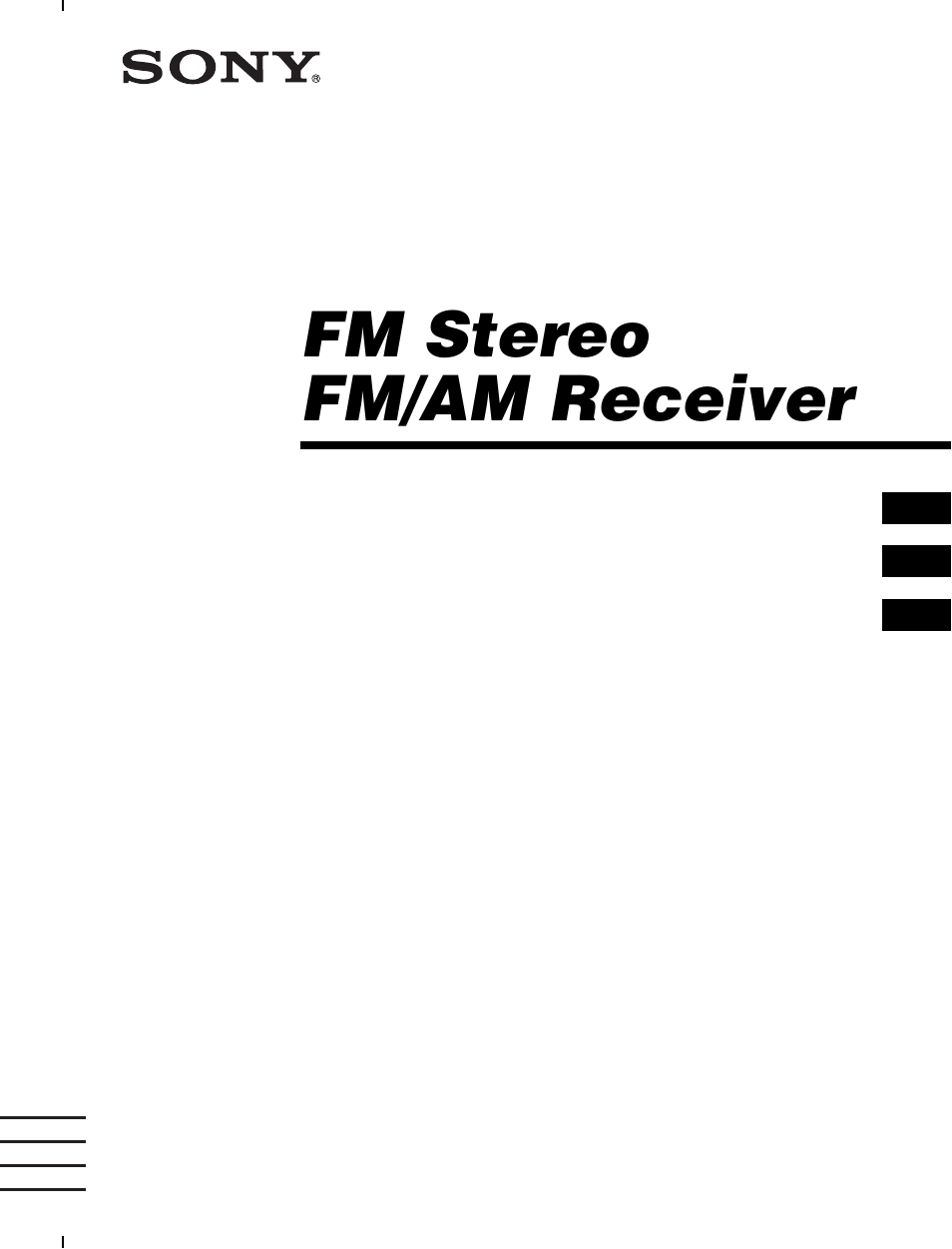 Sony STR-DA1000ES User Manual | 180 pages