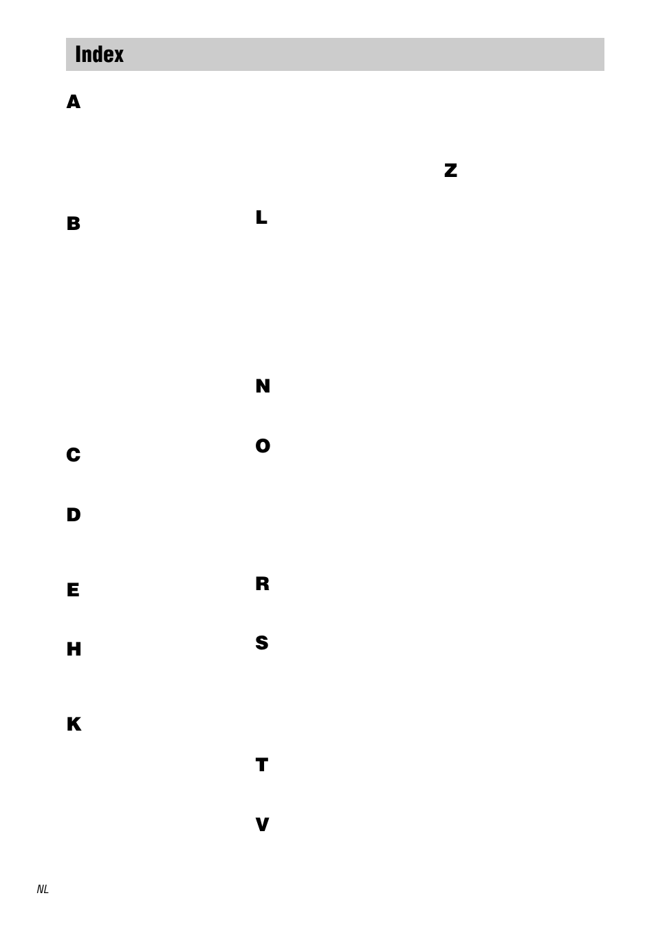 Index | Sony STR-DA1000ES User Manual | Page 120 / 180