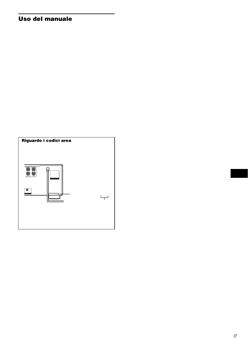 Uso del manuale | Sony STR-DA1000ES User Manual | Page 123 / 180