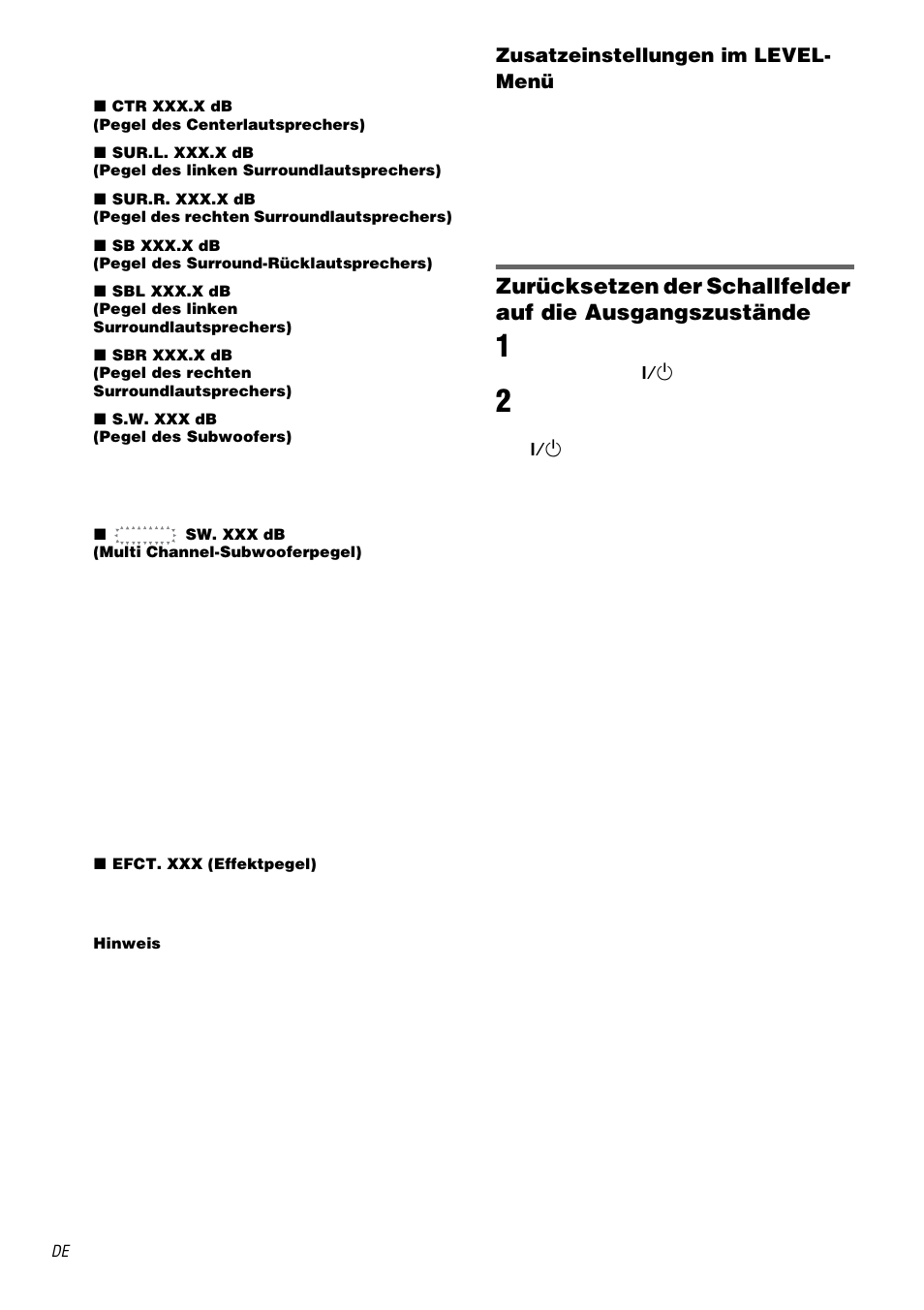 Sony STR-DA1000ES User Manual | Page 38 / 180