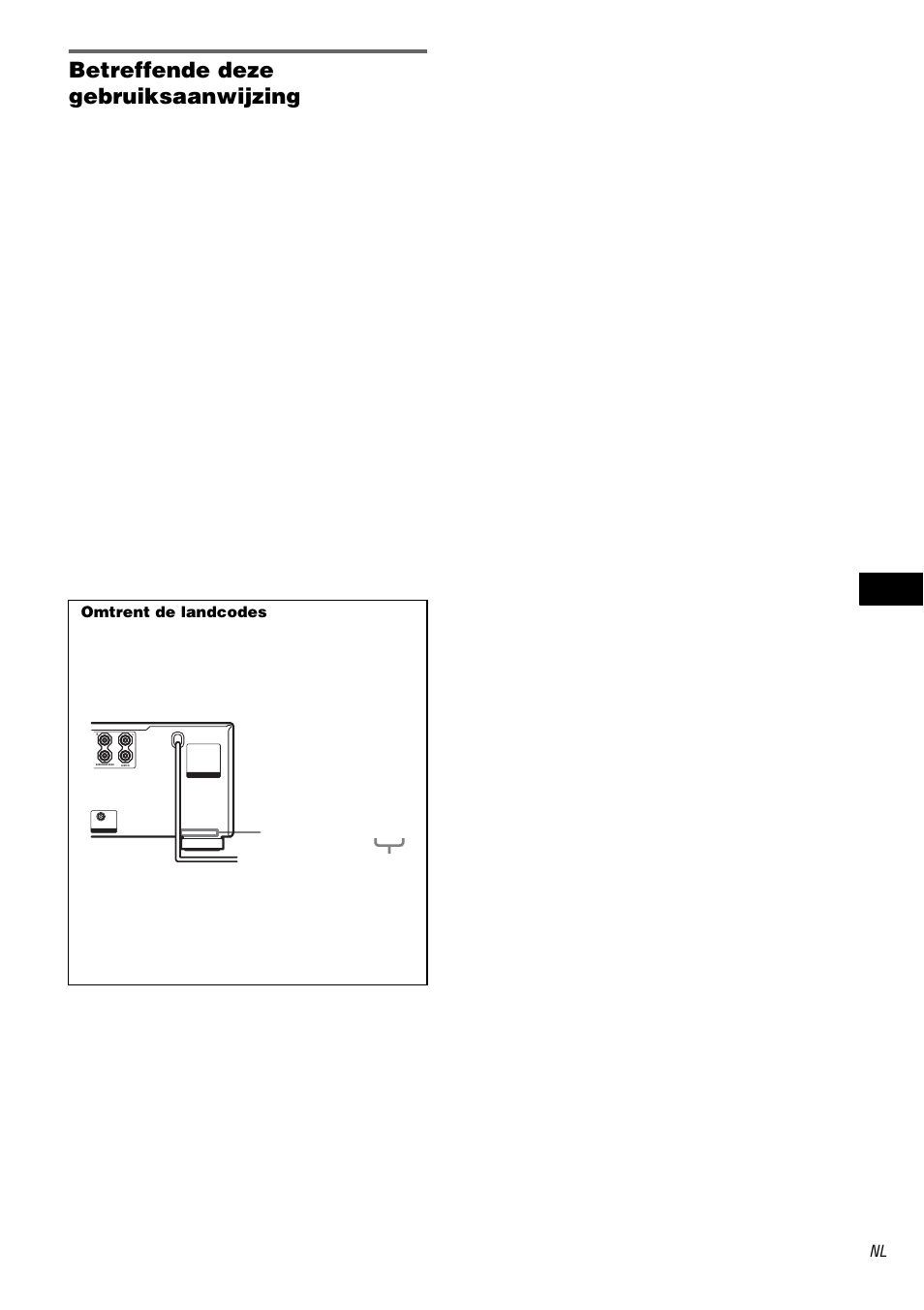 Betreffende deze gebruiksaanwijzing | Sony STR-DA1000ES User Manual | Page 61 / 180