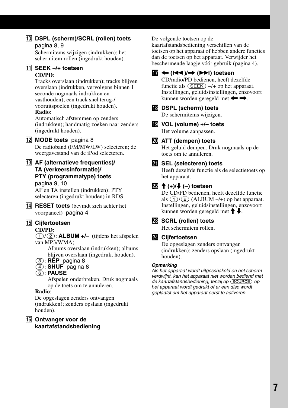 Sony CDX-GT44IP User Manual | Page 85 / 100