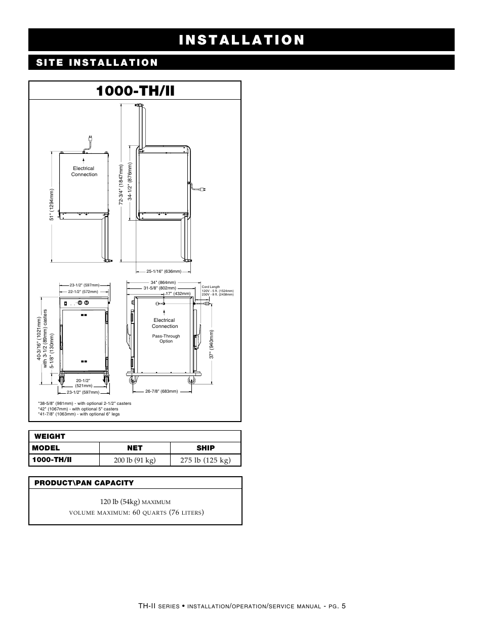 1000-th/ii | Alto-Shaam HALO HEAT 500-TH-II User Manual | Page 7 / 28