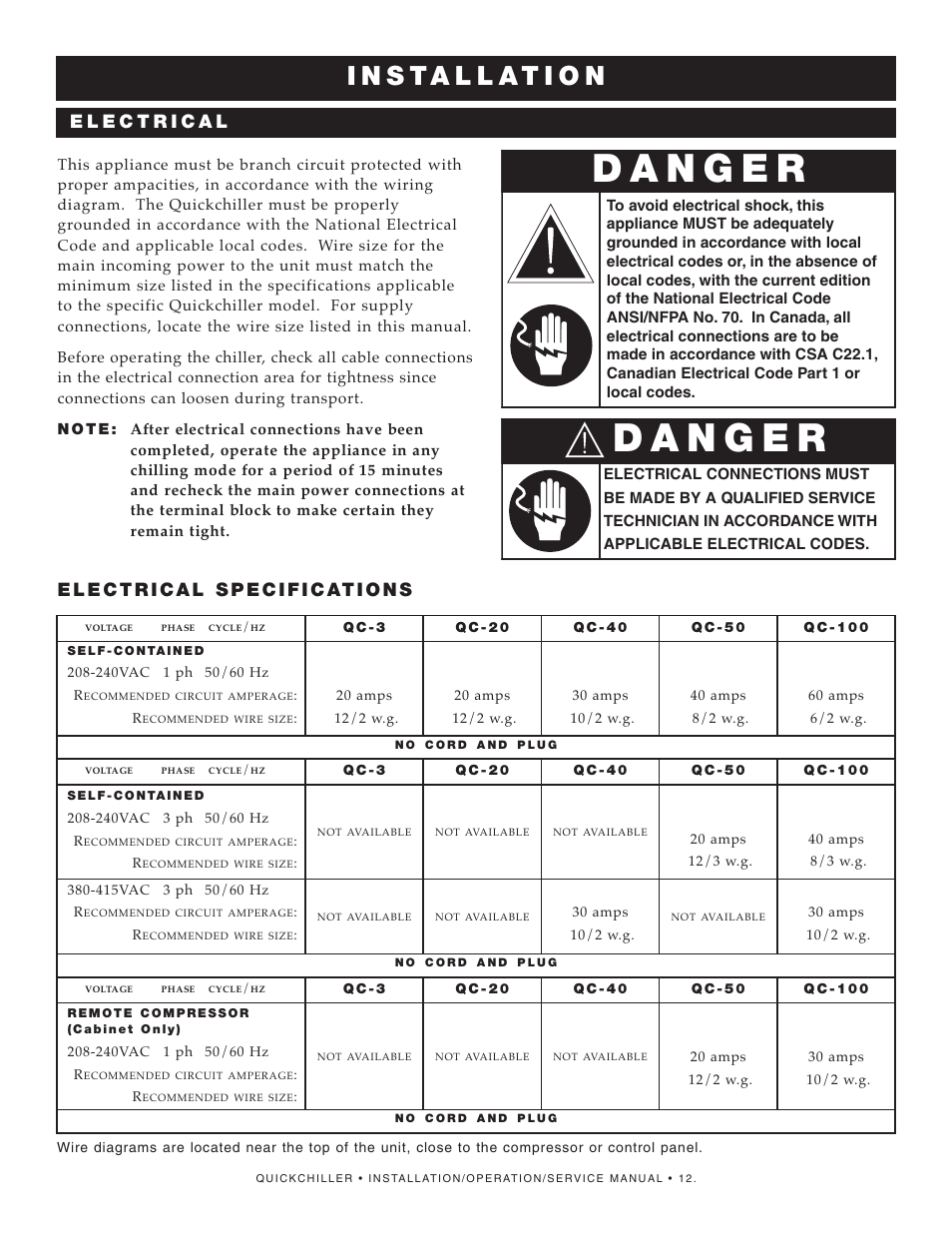 Alto-Shaam QuickChiller QC-50 User Manual | Page 14 / 60
