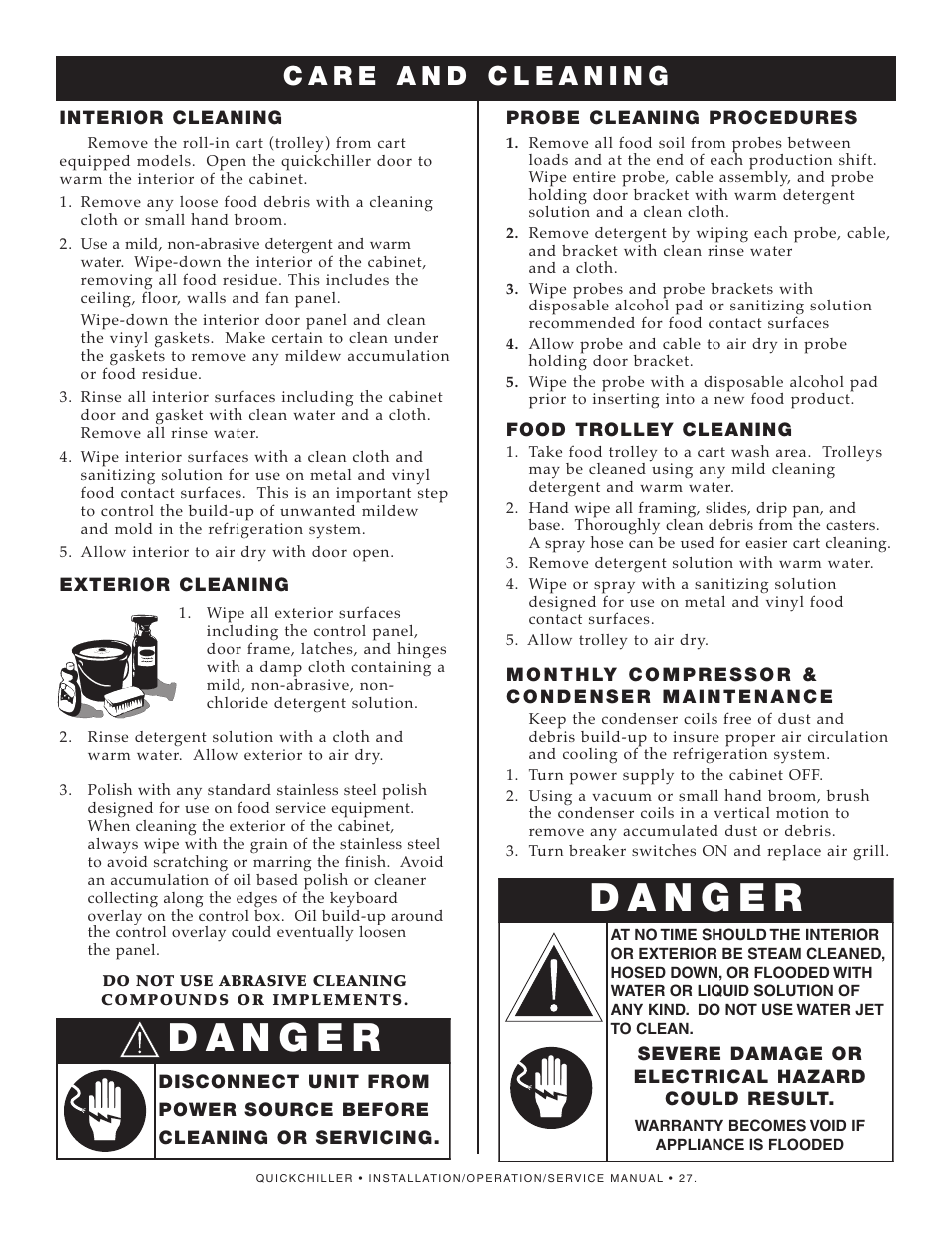 Alto-Shaam QuickChiller QC-50 User Manual | Page 29 / 60