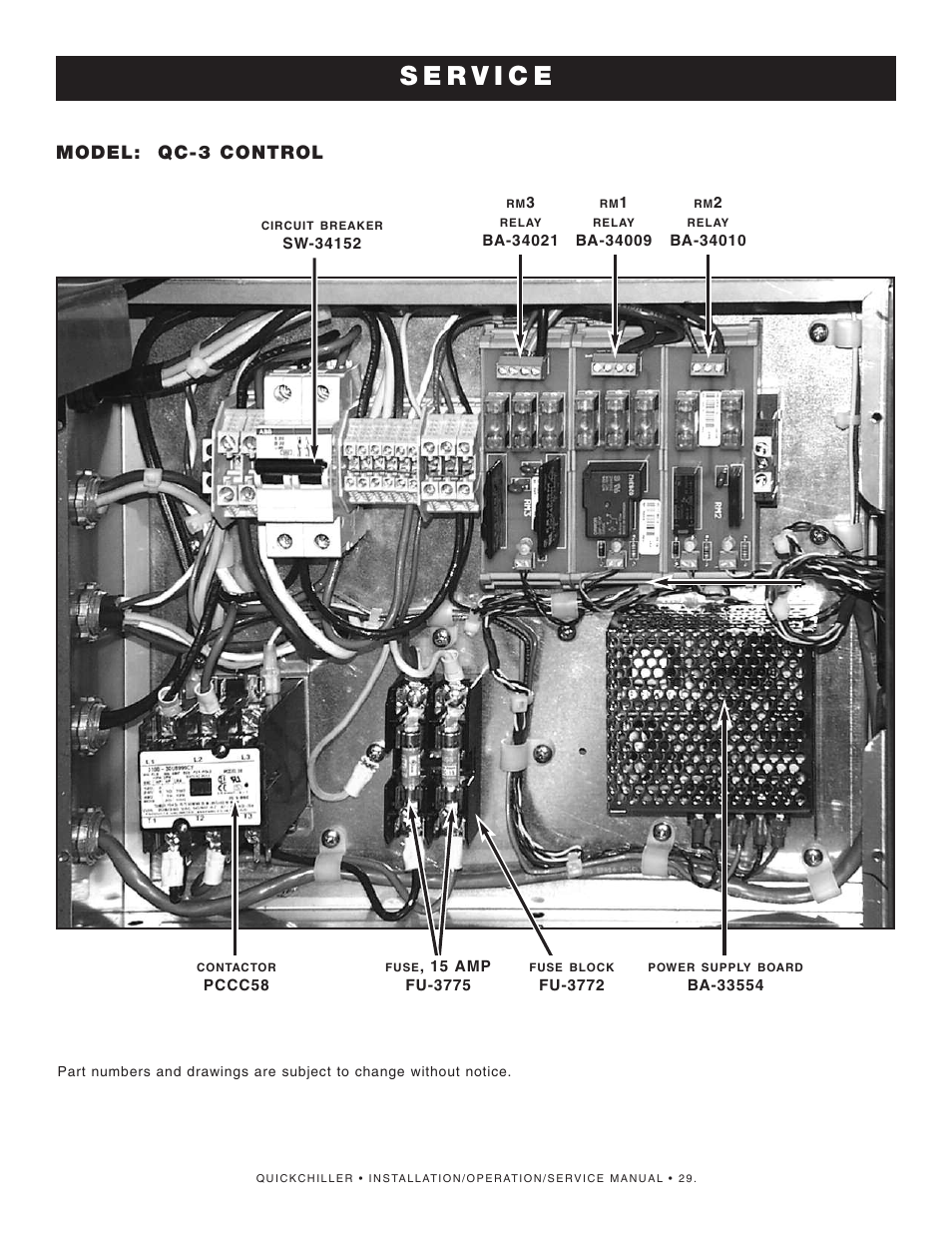 Model: qc-3 control | Alto-Shaam QuickChiller QC-50 User Manual | Page 31 / 60