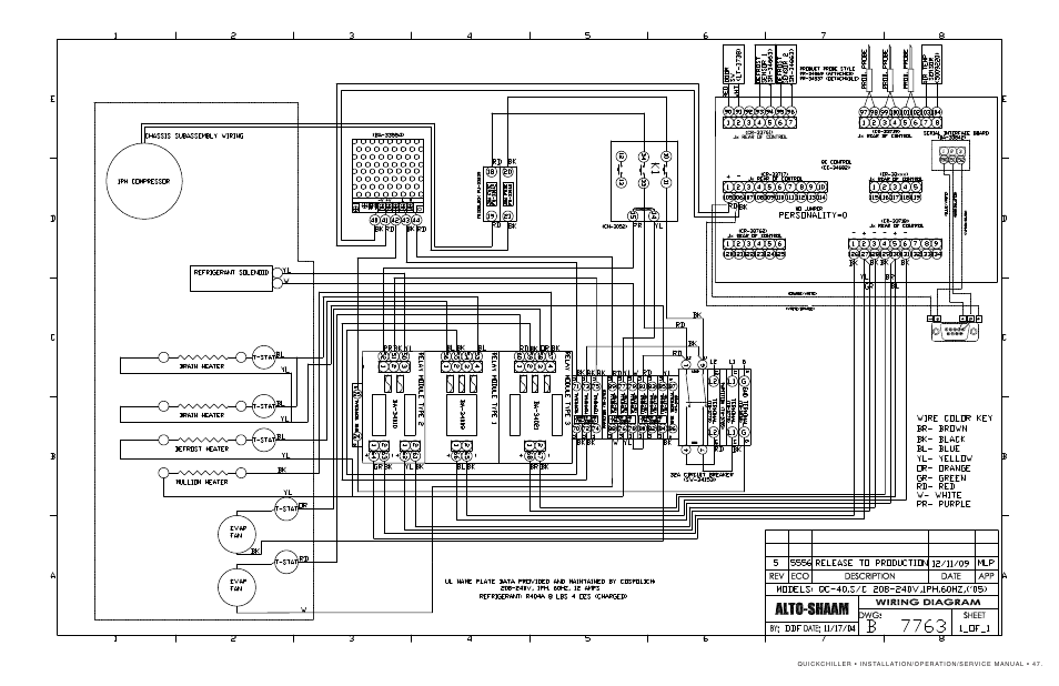 Alto-Shaam QuickChiller QC-50 User Manual | Page 49 / 60
