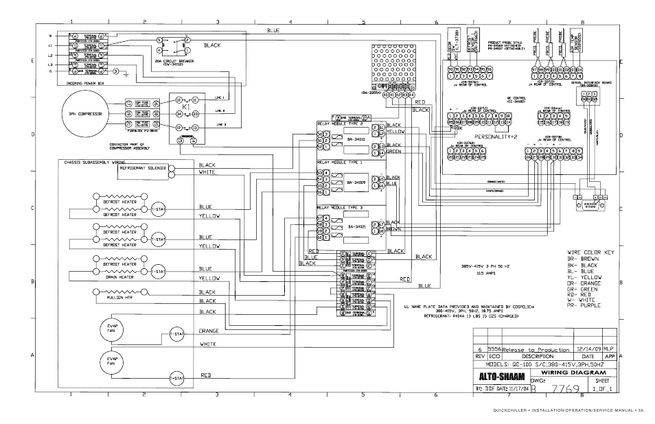 Alto-Shaam QuickChiller QC-50 User Manual | Page 58 / 60