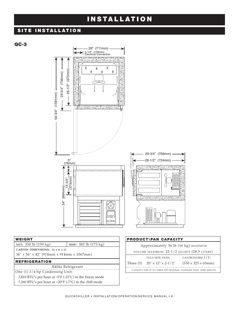 Qc-3 | Alto-Shaam QuickChiller QC-50 User Manual | Page 8 / 60