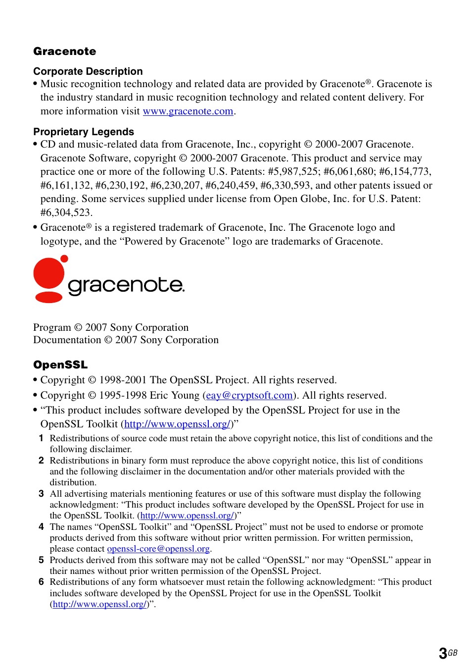 Sony TDM-NC1 User Manual | Page 3 / 483