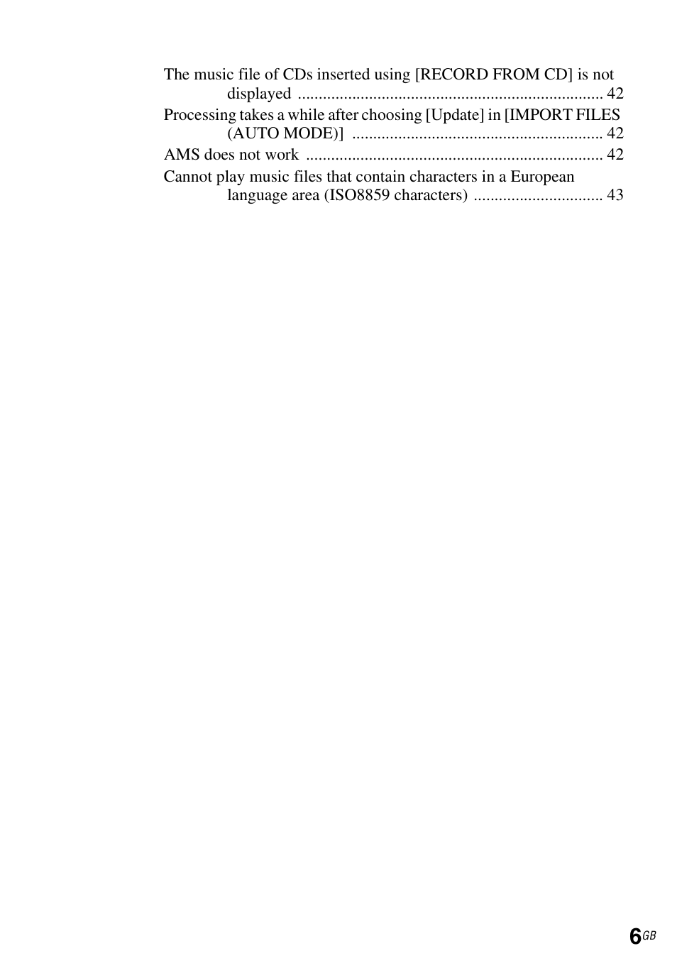 Sony TDM-NC1 User Manual | Page 6 / 483